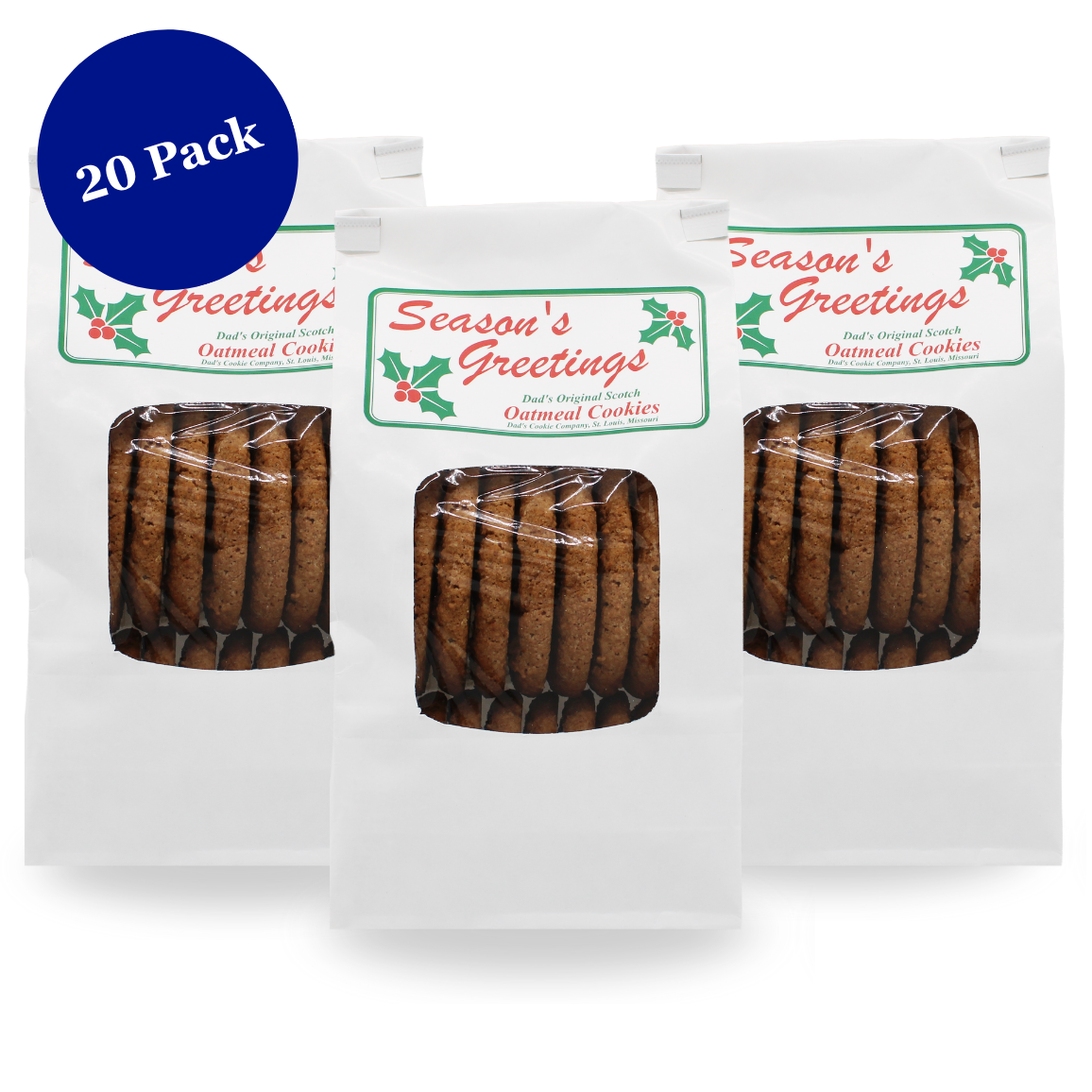 Season's Greetings Original Scotch Oatmeal Bags