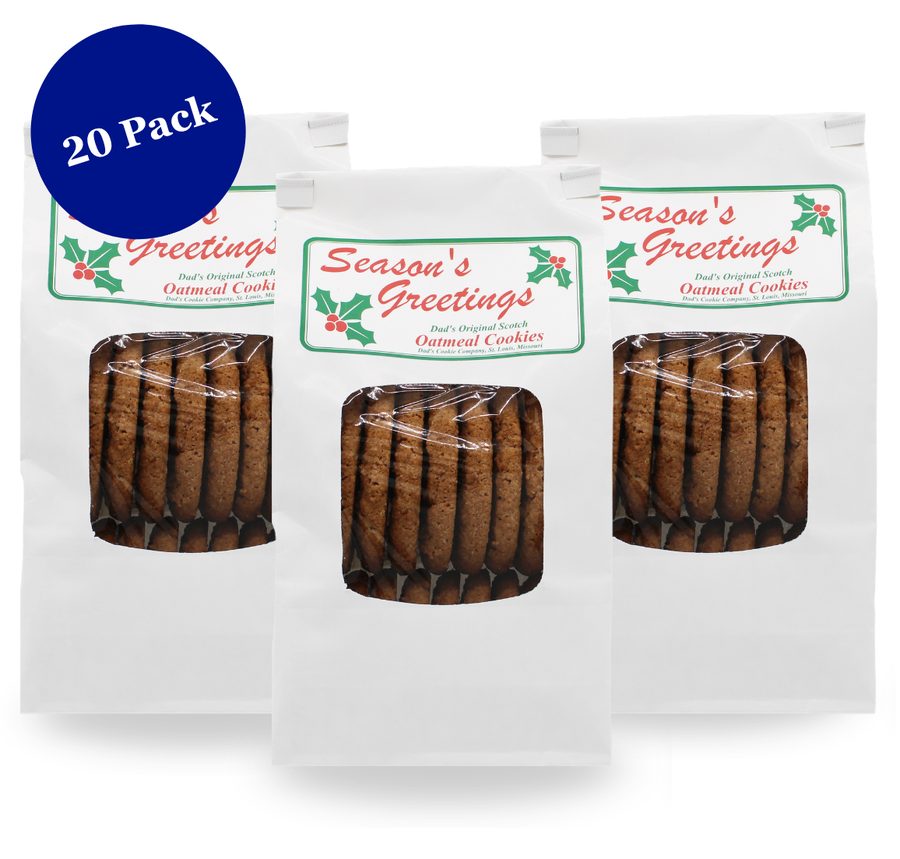 Twenty-pack of Season's Greetings bags